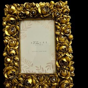 Portrait bronze flowers